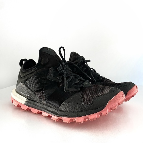 Adidas Response Trail Boost Pink/Black Running Shoe women’s size 8 ½ - Picture 1 of 8
